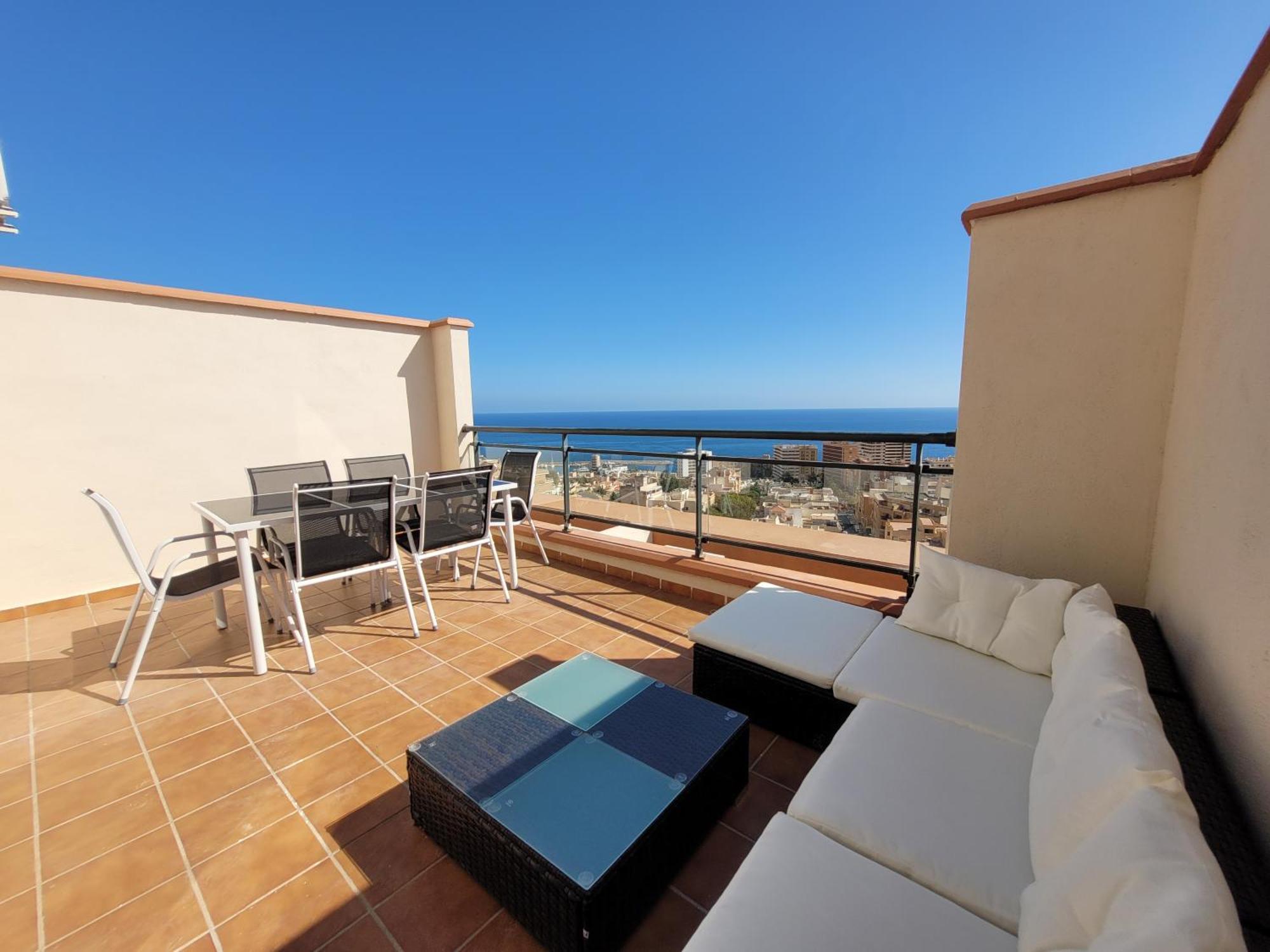 Fantastico Duplex Con Vistas Y Terraza Apartman Aguadulce  Kültér fotó