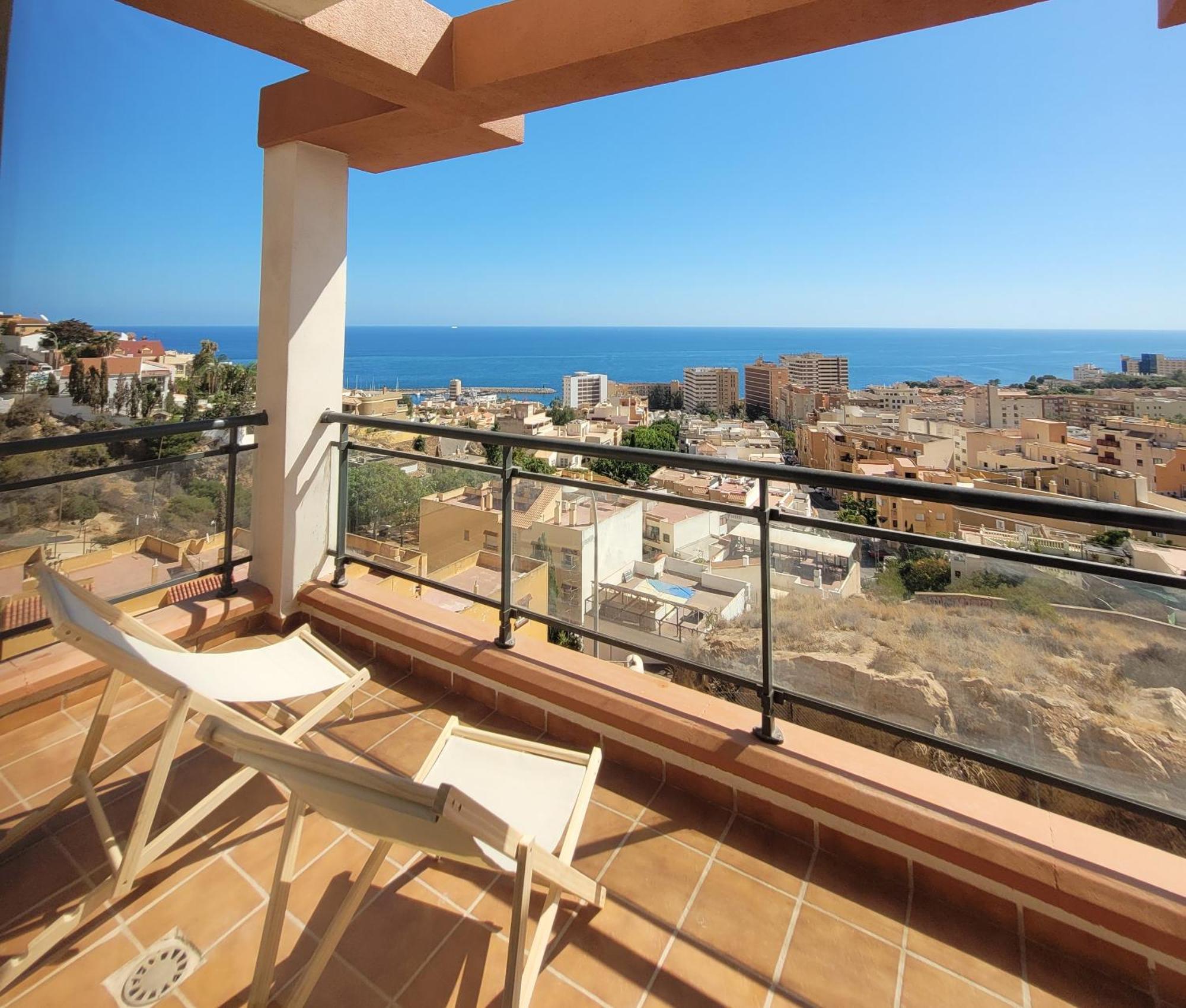 Fantastico Duplex Con Vistas Y Terraza Apartman Aguadulce  Kültér fotó